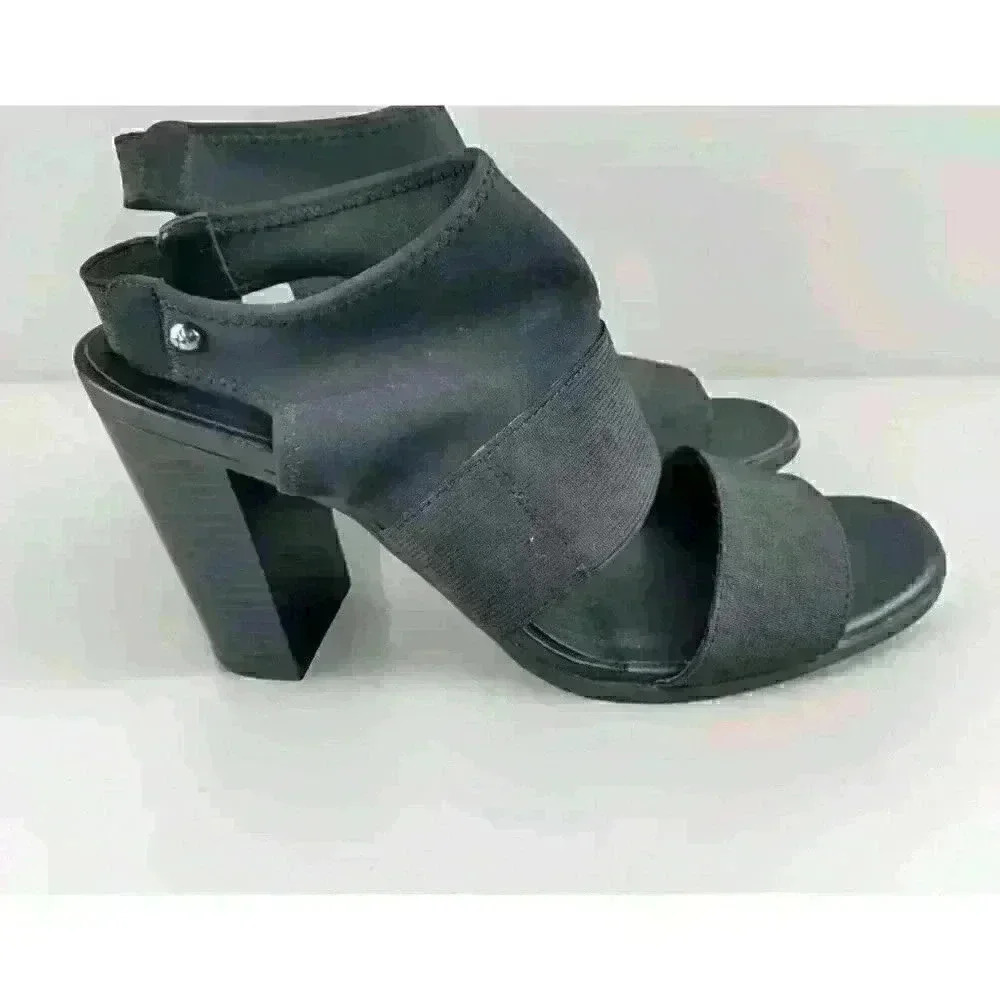 SIMPLY‎ VERA WANG Black High Heels Women's 8.5 Sandals